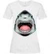Женская футболка Angry Shark Белый фото