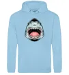 Мужская толстовка (худи) Angry Shark Голубой фото