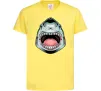 Детская футболка Angry Shark Лимонный фото