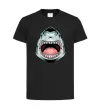 Дитяча футболка Angry Shark Чорний фото