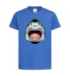 Дитяча футболка Angry Shark Яскраво-синій фото