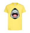 Дитяча футболка Angry Shark Лимонний фото