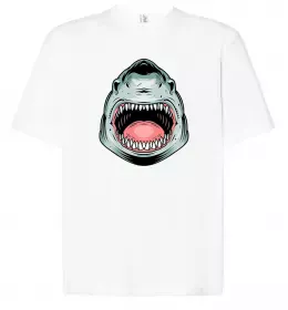 Футболка Оверсайз Shark is my spirit animal Чорний фото Футболка Оверсайз Shark is my spirit animal Чорний фото