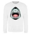 Світшот Angry Shark Білий фото