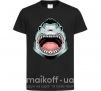 Дитяча футболка Angry Shark Чорний фото