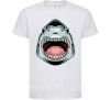 Дитяча футболка Angry Shark Білий фото