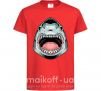 Детская футболка Angry Shark Красный фото
