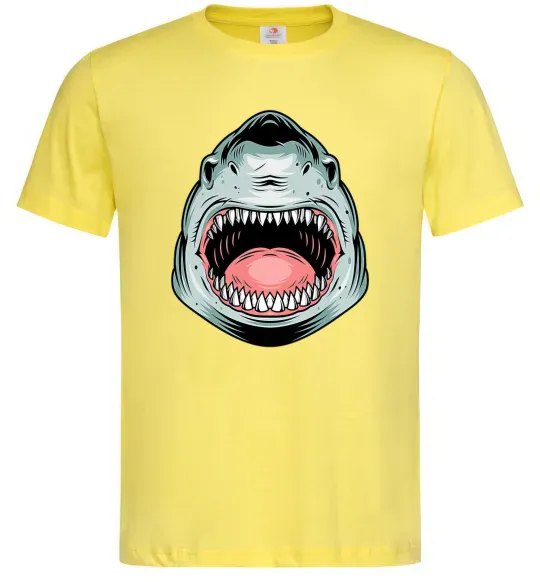 Чоловіча футболка Angry Shark Лимонний фото