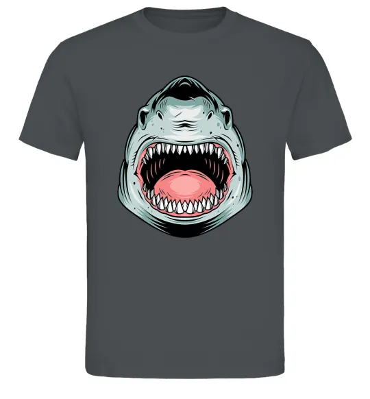Чоловіча футболка Angry Shark Графіт фото