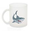 Чашка скляна Серая акула Фроузен фото
