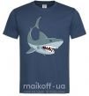 Чоловіча футболка Серая акула Темно-синій фото