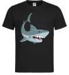 Чоловіча футболка Сіра акула Чорний фото