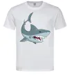Чоловіча футболка Сіра акула Білий фото