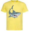 Чоловіча футболка Сіра акула Лимонний фото