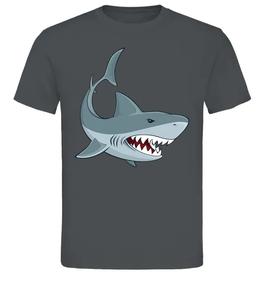 Чоловіча футболка Сіра акула Графіт фото