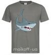 Чоловіча футболка Серая акула Графіт фото