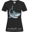 Жіноча футболка Серая акула Чорний фото