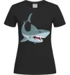 Жіноча футболка Сіра акула Чорний фото