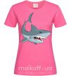 Женская футболка Серая акула Ярко-розовый фото