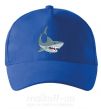 Кепка Серая акула Ярко-синий фото