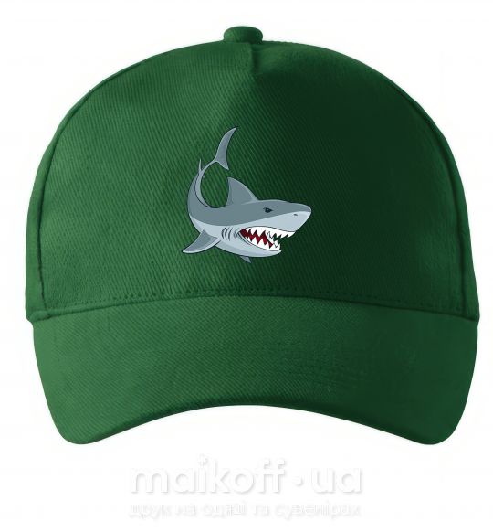 Кепка Серая акула Темно-зеленый фото