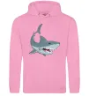 Чоловіча толстовка (худі) Сіра акула Рожевий фото