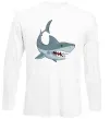 Лонгслив Сіра акула Белый фото