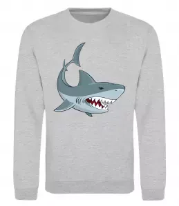 Світшот Shark is my spirit animal Чорний фото Світшот Shark is my spirit animal Чорний фото