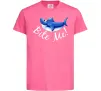 Детская футболка Bite me Ярко-розовый фото