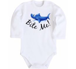 Детский боди Bite me