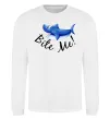 Світшот Bite me Білий фото