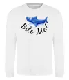 Світшот Bite me Білий фото