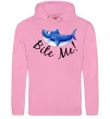 Жіноча толстовка (худі) Bite me Рожевий фото