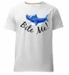 Мужская премиум футболка Bite me Белый фото