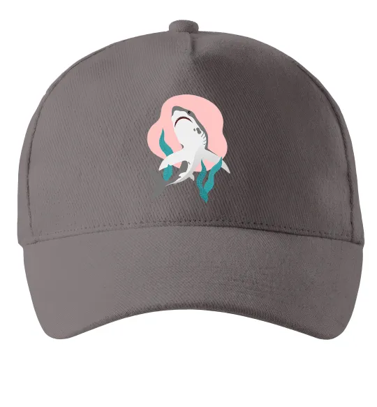 Кепка Shark shapes Серый фото