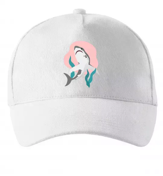 Кепка Shark shapes Белый фото