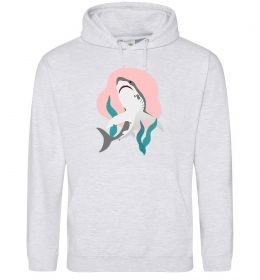 Чоловіча толстовка (худі) Shark shapes