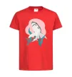 Детская футболка Shark shapes Красный фото