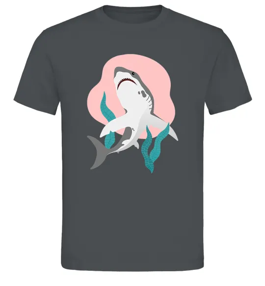 Мужская футболка Shark shapes Графит фото