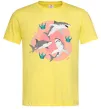 Чоловіча футболка Sharks in pink Лимонний Чоловіча футболка Sharks in pink Лимонний фото