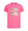 Дитяча футболка Sharks in pink Яскраво-рожевий фото