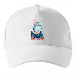 Кепка Daddy shark Белый фото