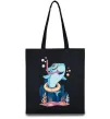 Еко-сумка Baby shark Чорний фото