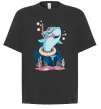 Футболка Оверсайз Baby shark Чорний фото