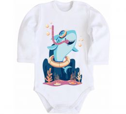 Детский боди Baby shark Детский боди Baby shark