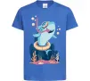 Дитяча футболка Baby shark Яскраво-синій фото
