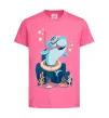 Детская футболка Baby shark Ярко-розовый фото