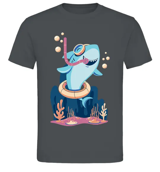 Мужская футболка Baby shark Графит фото