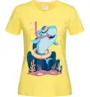 Женская футболка Baby shark Лимонный Женская футболка Baby shark Лимонный фото