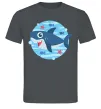 Мужская футболка Happy shark Графит Мужская футболка Happy shark Графит фото